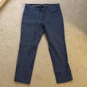 Banana Republic geo print Sloan trousers sz 8P